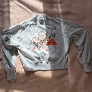 Cleveland Graphic Crop Pullover